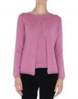 Pink wool and silk jacket 