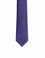 Striped necktie