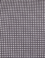 Gray microprint tie