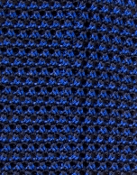 Blue knit tie