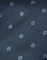 Light blue microprint tie