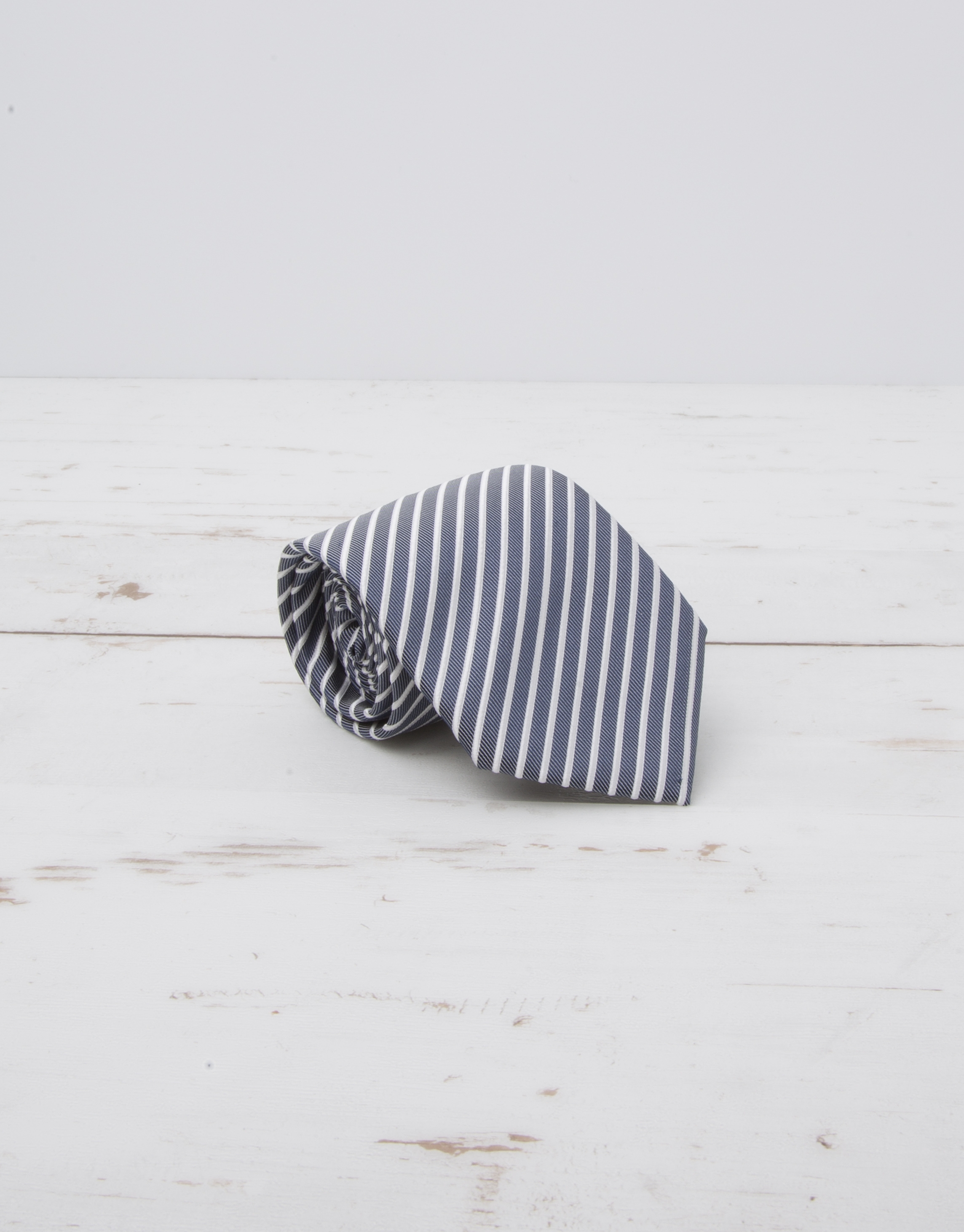 Ivory striped tie