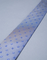 Blue - gray motif tie