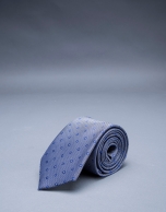 Blue - gray motif tie