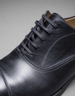 Black dress shoes with laces