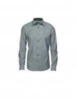 Green and blue gingham/Vichy casual shirt