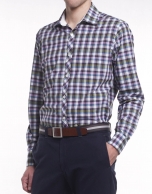 Casual Vichy checked shirt