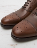 Brown Oxford shoes