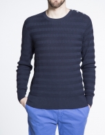 Structured knit sweater