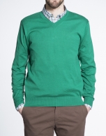 Basic emerald knit sweater 