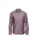 Bordeaux/white casual  shirt