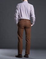 Hazelnut cotton pants