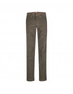 Brown ottoman semi-formal trousers