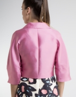 Chaqueta corta rosa