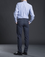 Blue cotton pants