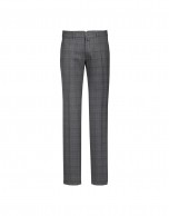 Grey Prince of  Wales pattern semi-formal trousers