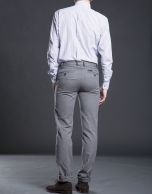 Gray herringbone pants