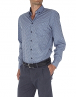 camisa sport jacquard cuadros