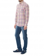 Multicolored checked sport shirt