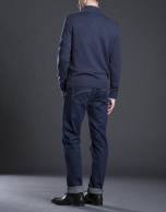 Slim fit blue jeans