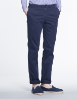 Navy blue  twill sports pants