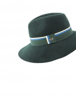 Green felt hat 