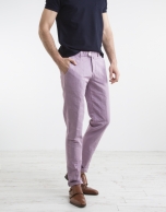 Mauve chino pants