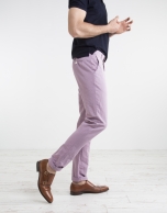 Mauve chino pants