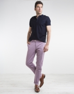 Mauve chino pants