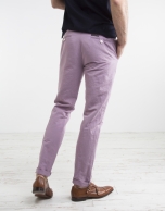 Mauve chino pants