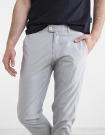 Pantalón chino milrayas