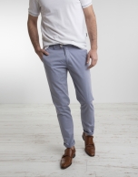 Light blue structured chino pants