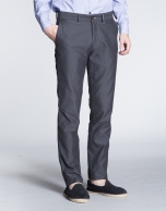 Grey light cotton sports pants