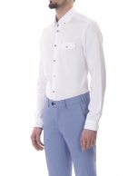 Camisa sport oxford blanco