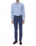 Blue Oxford sport premium fit shirt