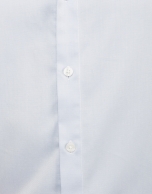 Light blue micro structured dressy shirt