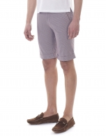 Small checked bermuda shorts