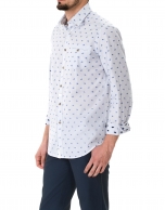 Camisa sport jacquard