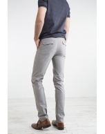 Gray structured sports pants