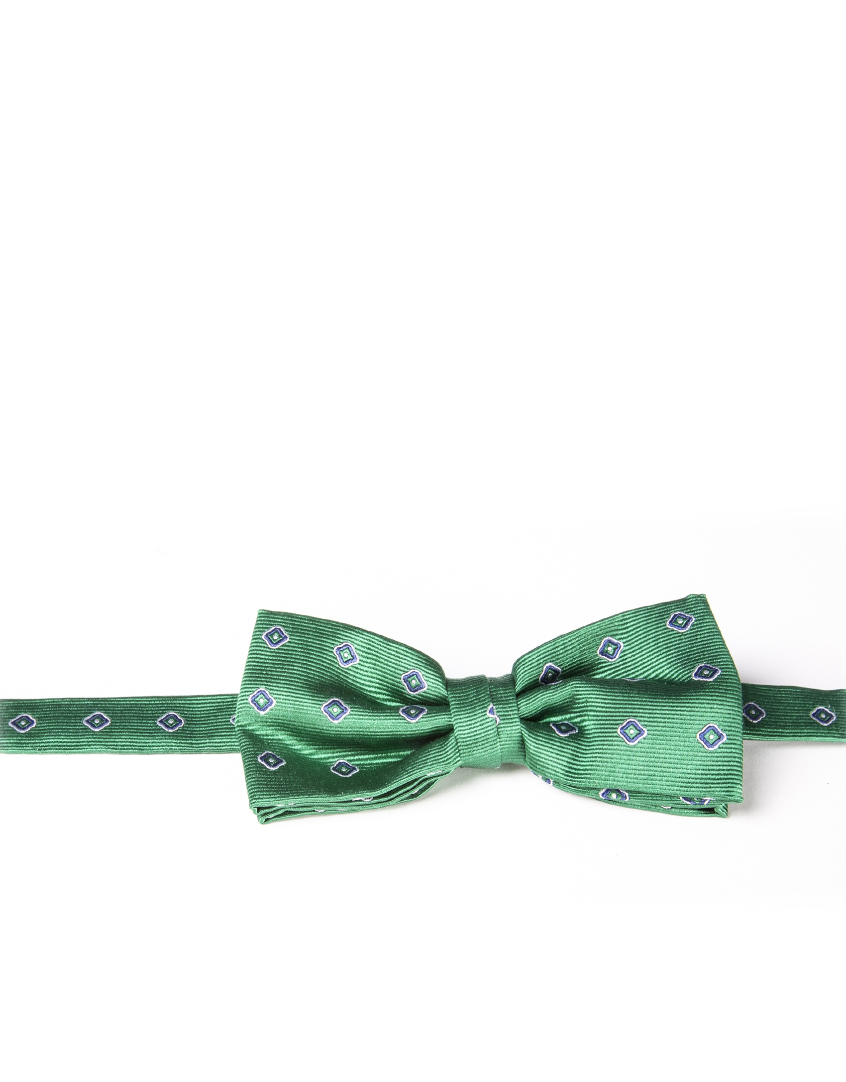 Green floral bowtie