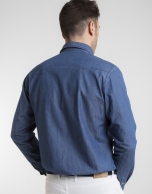 Dark denim shirt