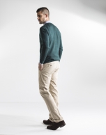 Beige plain sport pants