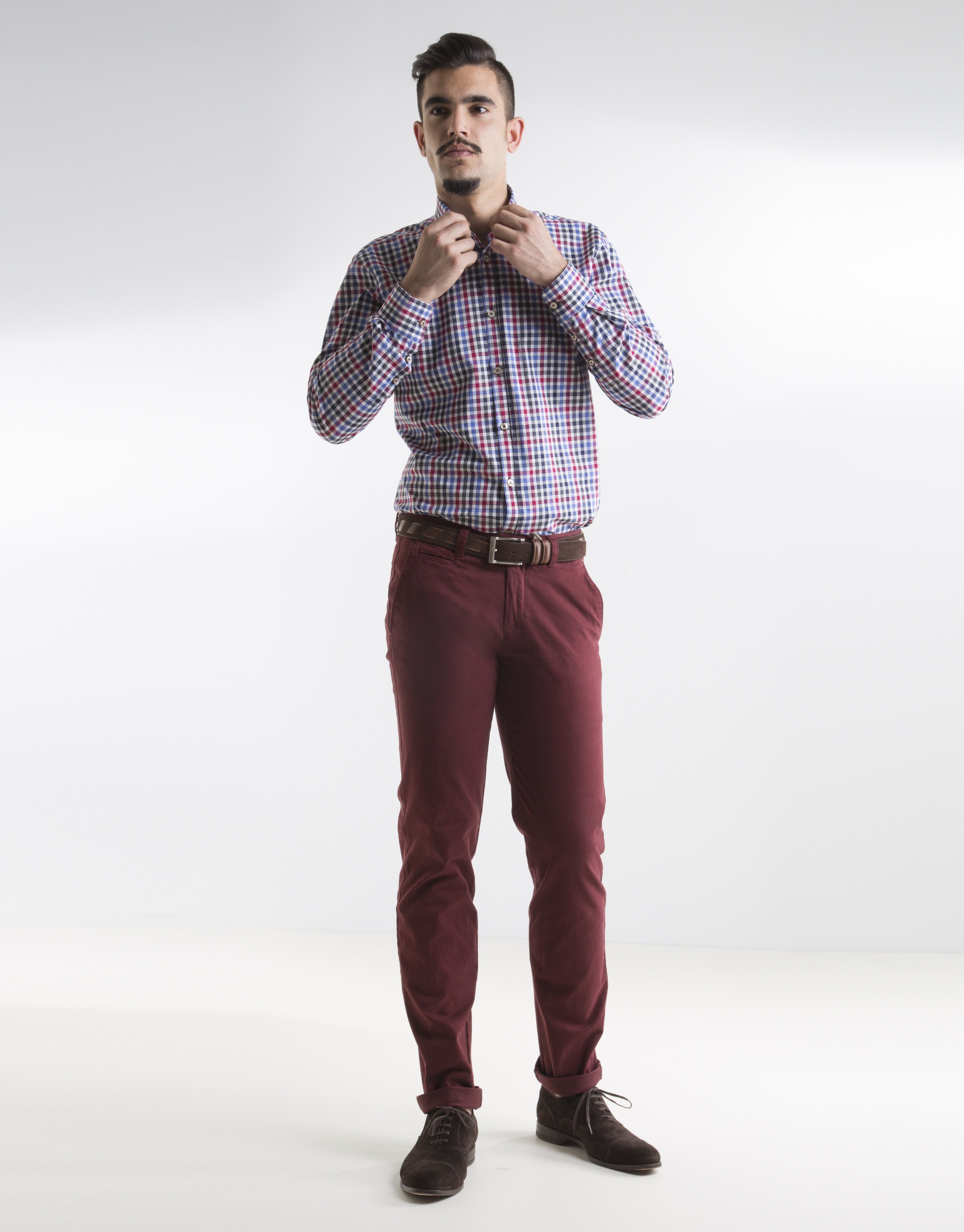 Burgundy sport pants