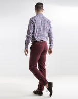 Burgundy sport pants