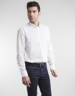 White Oxford shirt