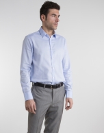 Camisa Oxford celeste