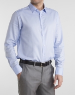 Camisa Oxford celeste