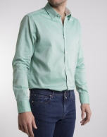 Camisa Oxford verde