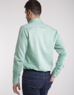 Camisa Oxford verde