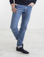 Light blue slim jeans